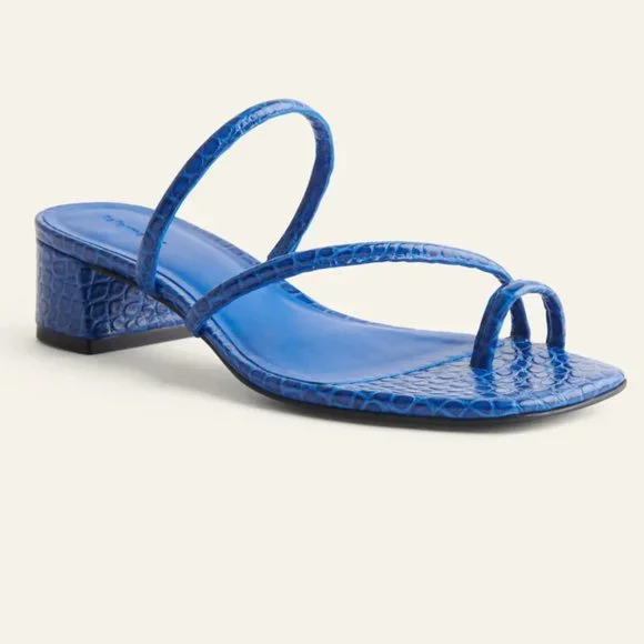 Meena Toe Ring Block Heel Sandal — 8/5 - Picture 2 of 6